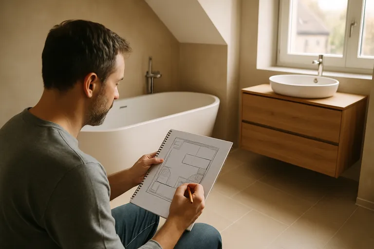 Begin met je plan voor je badkamer inrichten