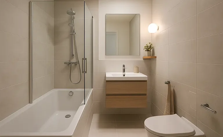 Slimme indeling en styling voor een kleine badkamer die groots aanvoelt