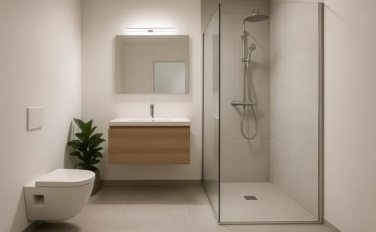Strak, ruimtelijk en onderhoudsvriendelijk: kies voor een badloze badkamer met inloopdouche