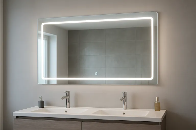 Wat is een badkamerspiegel 120 CM met verlichting en verwarming