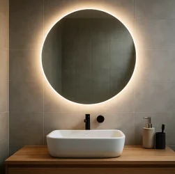 Strak design en helder zicht met een verlichte badkamerspiegel